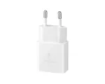 SAMSUNG POWER WALL CHARGER 15W USB-C WHITE + CABLE USB-C TO USB-C 1M WHITE EP-T1510XWEGEU — imagen 2