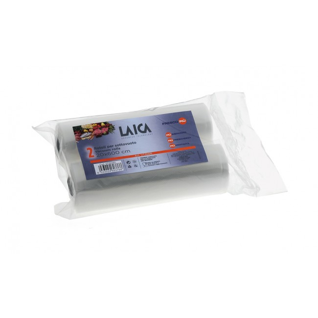 'LAICA VACUUM CONSERVATION ROLLS 20X600 PACK 2PCS VT3508'