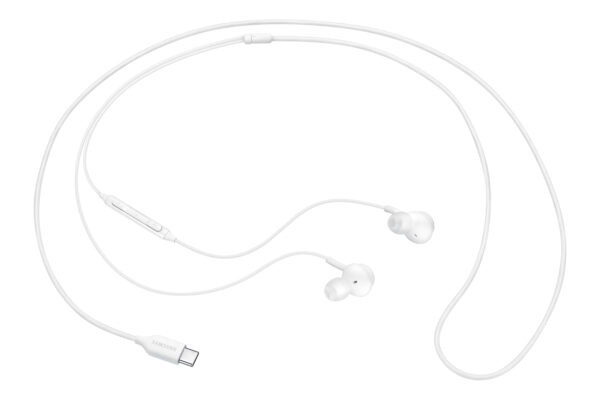 'SAMSUNG EARPHONES IN-EAR CABLE USB-C MICROPHONE VOL. CONTROL WHITE BY AKG EO-IC100BWEGEU'