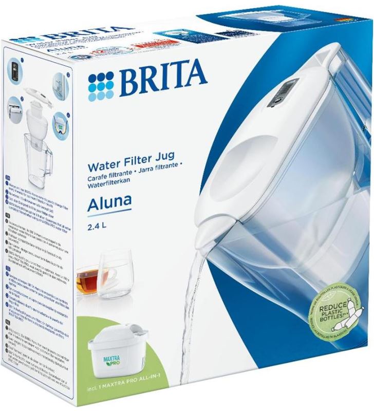 'BRITA JUG ALUNA 2.4L WHITE + FILTER MAXTRA PRO ALL-IN-1'