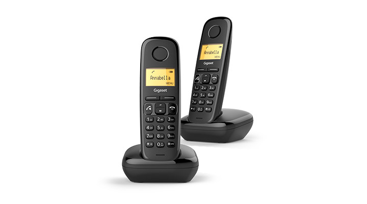 GIGASET WIRELESS PHONE A270 DUO BLACK (L36852-H2812-D201)