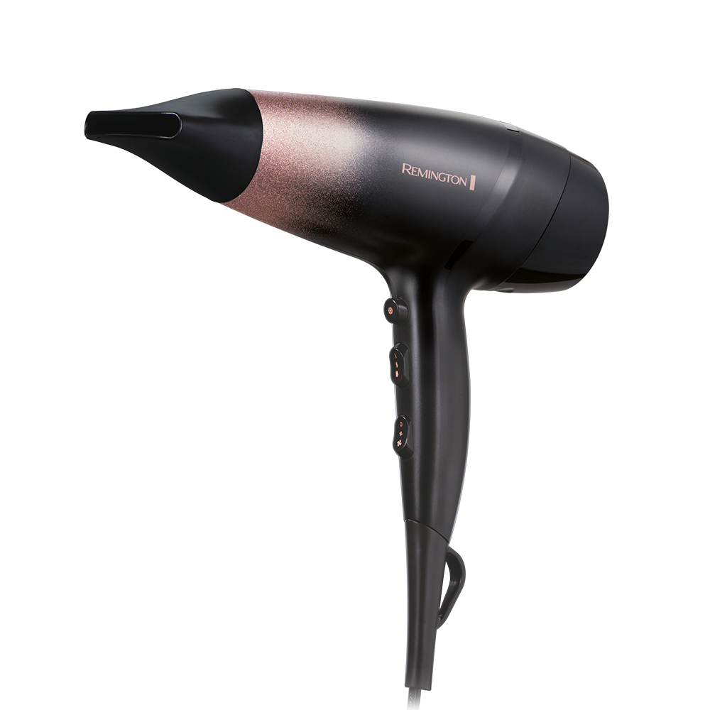 'REMINGTON HAIR DRYER ROSE SHIMMER IONIC 2200W D5305'