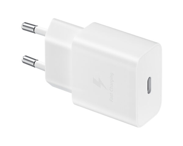 SAMSUNG POWER WALL CHARGER 15W USB-C WHITE + CABLE USB-C TO USB-C 1M WHITE EP-T1510XWEGEU