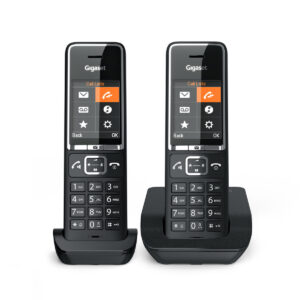 'GIGASET WIRELESS PHONE COMFORT 550 DUO BLACK CHROME (L36852-H3001-D204)'