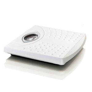 'LAICA BATHROOM SCALE MECHANICAL ANTI-SLIP SURFACE WHITE 125KG MAX PS2015'