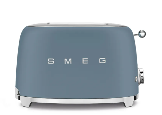 'SMEG TOASTER 2X2 50´STYLE STORM BLUE MATT TSF01SBMEU'