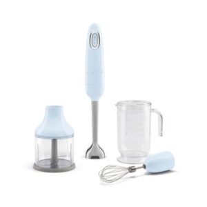 SMEG HAND BLENDER WITH ACCESORIES 50STYLE BLUE PASTEL HBF03PBEU