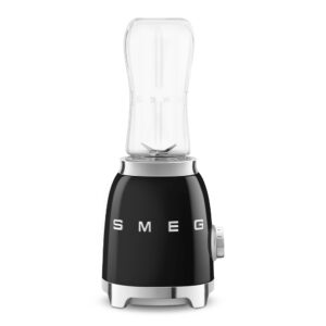 'SMEG 50'STYLE GLASS BLENDER BLACK PBF01BLEU'