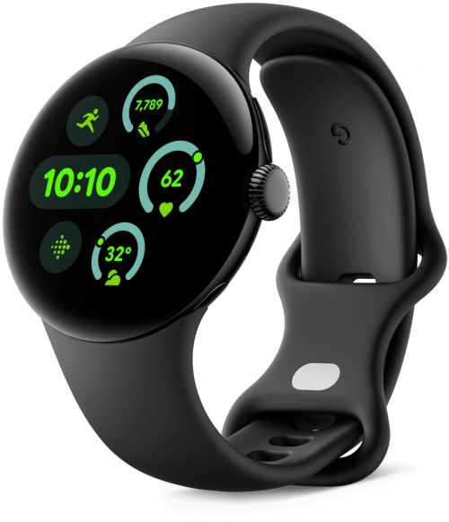 GOOGLE PIXEL WATCH 3 41MM LTE MATTE BLACK CASE / OBSIDIAN ACTIVE BAND