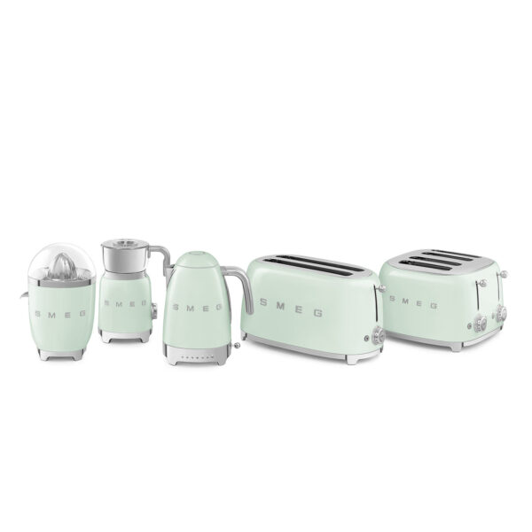 SMEG TOASTER 2X4 50´STYLE PASTEL GREEN TSF02PGEU - Imagen 4