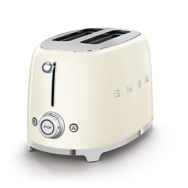 'SMEG TOASTER 2X2 50´STYLE CREAM TSF01CREU' - Imagen 2