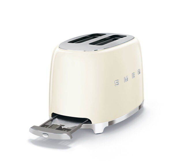 'SMEG TOASTER 2X2 50´STYLE CREAM TSF01CREU' - Imagen 4