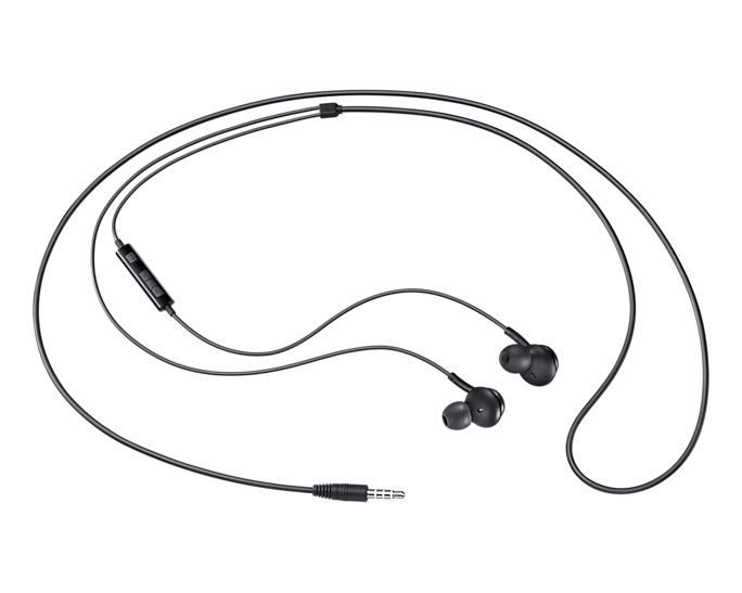 'SAMSUNG EARPHONES IN-EAR CABLE JACK 3,5MM VOLUME CONTROL BLACK EO-IA500BBEGWW'