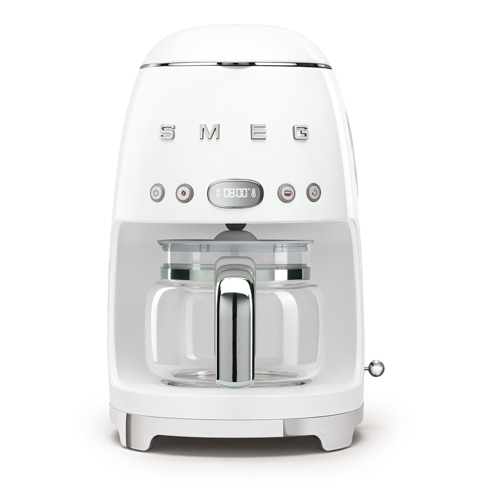 SMEG DRIP COFFEE MAKER 50'S STYLE WHITE DCF02WHEU