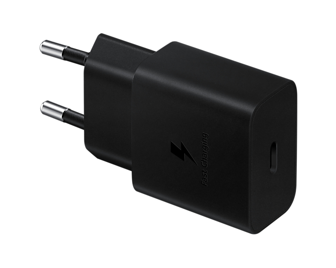 SAMSUNG POWER WALL CHARGER 15W USB-C BLACK EP-T1510NBEGEU