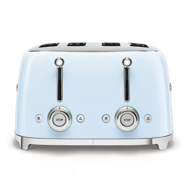 SMEG TOASTER 4X4 50´STYLE PASTEL BLUE TSF03PBEU - Imagen 3