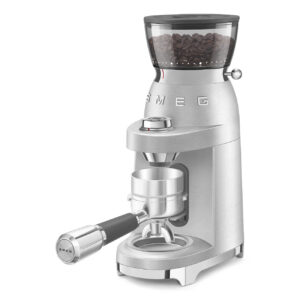 SMEG COFFEE GRINDER SMEG 50'STYLE INOX. ALUMINIUM CGF02SSEU
