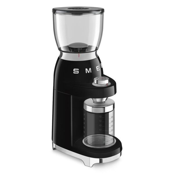 SMEG COFFEE GRINDER 50´STYLE BLACK CGF11BLEU - Imagen 4