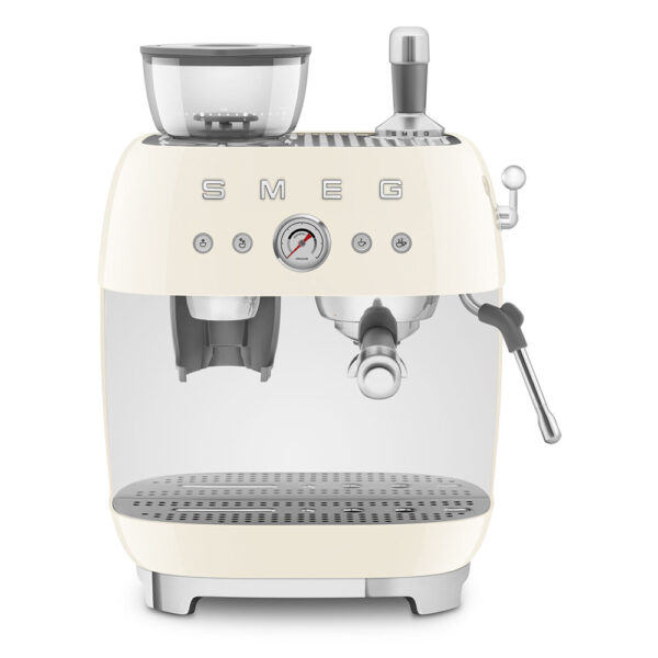 SMEG ESPRESSO MACHINE 50'STYLE WITH INTEGRATED GRINDER CREAM EGF03CREU - Imagen 3
