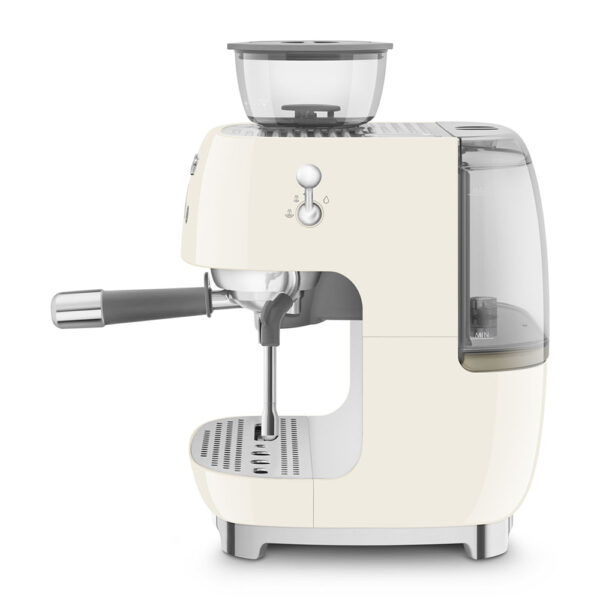 SMEG ESPRESSO MACHINE 50'STYLE WITH INTEGRATED GRINDER CREAM EGF03CREU - Imagen 4