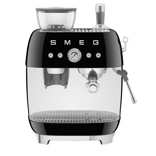 SMEG ESPRESSO MACHINE 50'STYLE WITH INTEGRATED GRINDER BLACK EGF03BLEU - Imagen 3