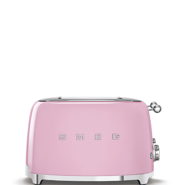 SMEG TOASTER 4X4 50´STYLE PINK TSF03PKEU - Imagen 2