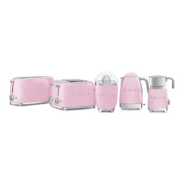 SMEG TOASTER 4X4 50´STYLE PINK TSF03PKEU - Imagen 3