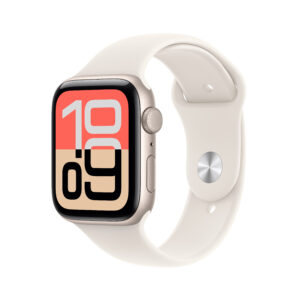 APPLE WATCH SE 3 GPS 44MM STARLIGHT ALUMINIUN CASE WITH STARLIGHT SPORT BAND M/L MEHJ4MP/A