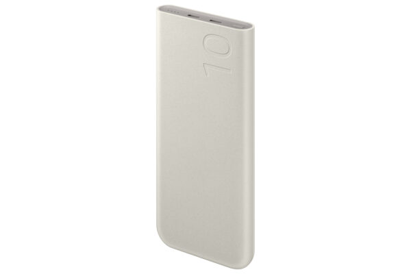 SAMSUNG POWER BANK 10.000MAH 25W MAX DUALPORT 2XUSB-C BEIGE EB-P3400XUEGEU - Imagen 2