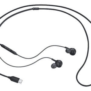 SAMSUNG EARPHONES IN-EAR CABLE USB-C MICROPHONE VOL. CONTROL BLACK BY AKG EO-IC100BBEGEU