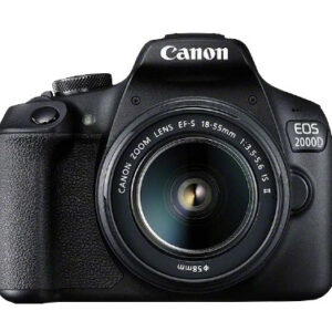 CANON EOS 2000D +EF-S 18-55MM CAMERA REFLEX BLACK