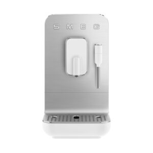 SMEG ESPRESSO AUTOMATIC COFFER MACHINE WITH MILK FROTHER WHITE BCC12WHMEU