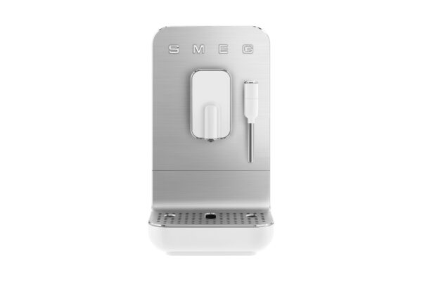 SMEG ESPRESSO AUTOMATIC COFFER MACHINE WITH MILK FROTHER WHITE BCC12WHMEU