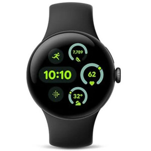 GOOGLE PIXEL WATCH 3 45MM LTE MATTE BLACK CASE / OBSIDIAN ACTIVE BAND
