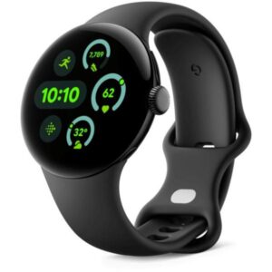 GOOGLE PIXEL WATCH 3 41MM LTE MATTE BLACK CASE / OBSIDIAN ACTIVE BAND
