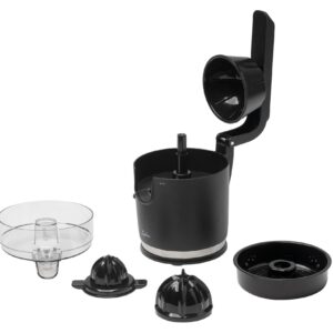 JATA ARM JUICER ANTI-DRIP SYSTEM NON-SLIP BASE CORD STORAGE 120W BLACK JEEX1712
